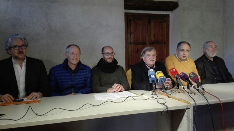 Los promotores de la iniciativa.