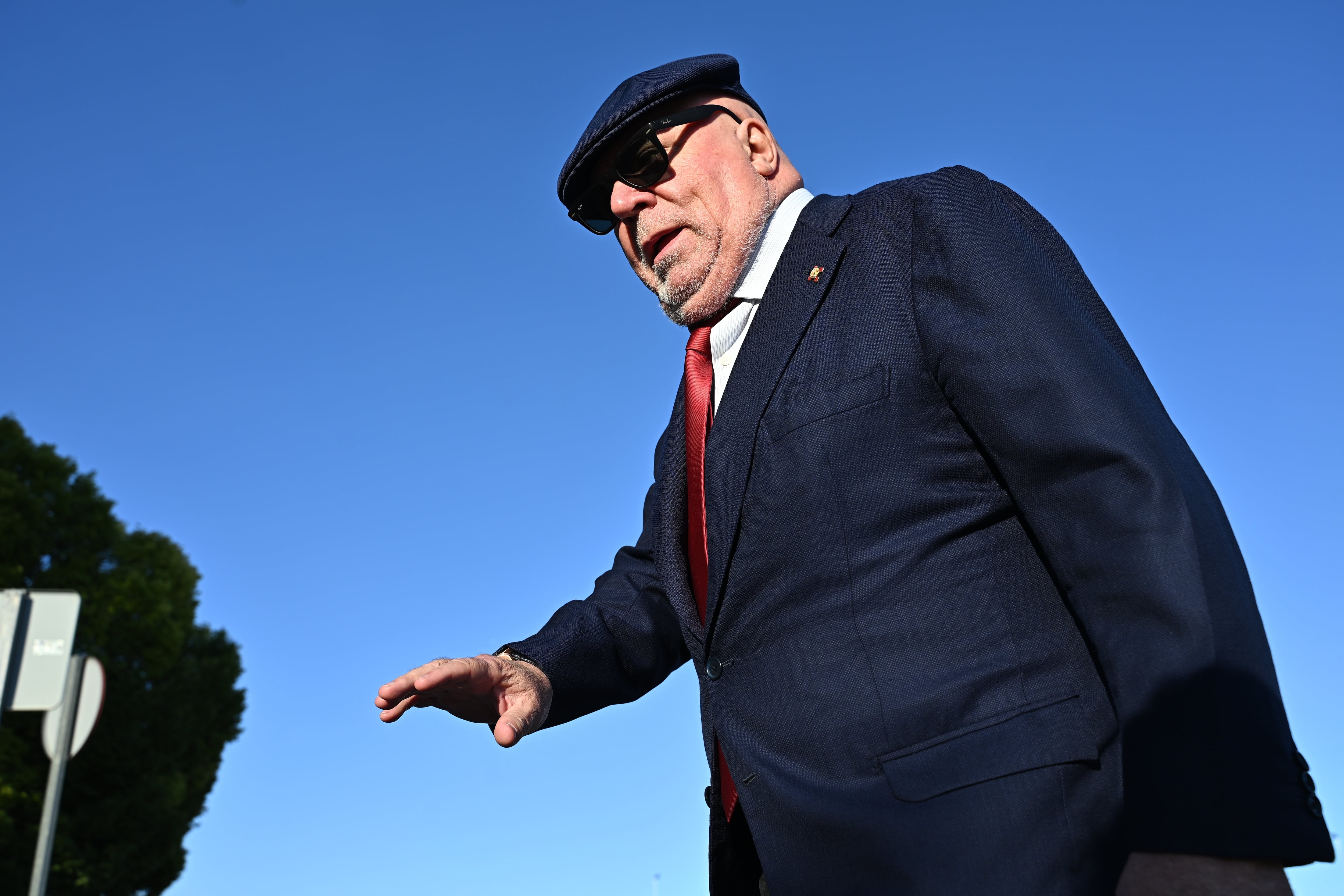 El excomisario José Villarejo a su llegada a la Audiencia Nacional en San Fernando de Henares