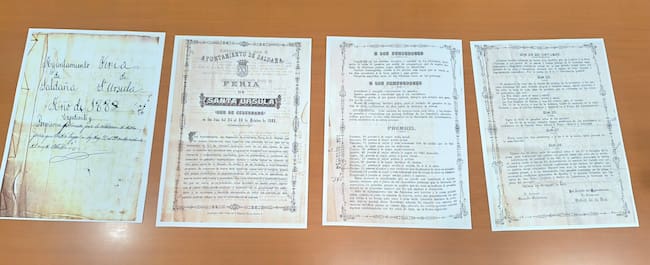 Programa de la feria de Santa ürsula del año 1883