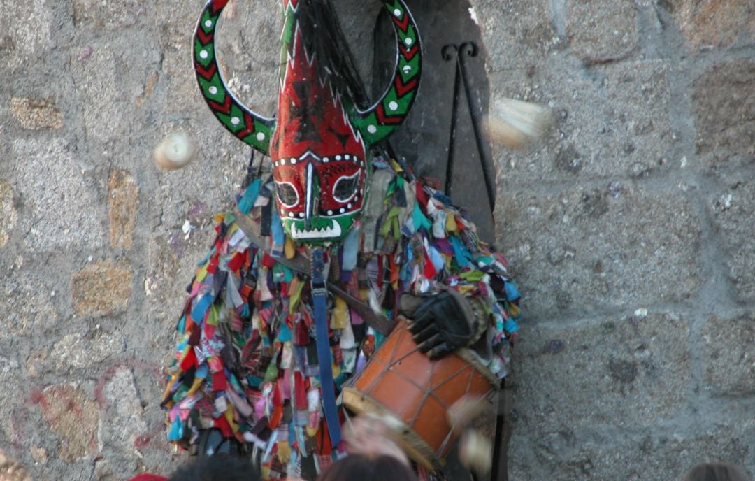 Jarramplas en el Campanario de Piornal