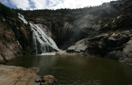 La cascada de Ézaro, en A Coruña.