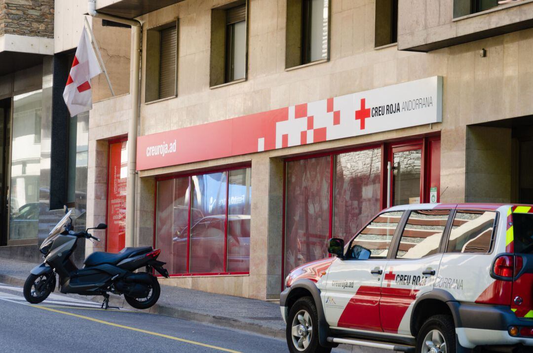 Façana de la seu de Creu Roja Andorrana