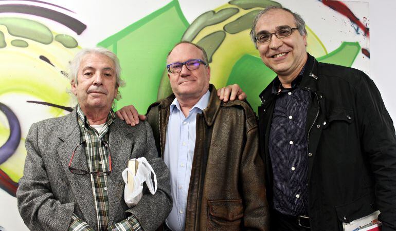 Pedro Nuño de la Rosa (i), Juan Carlos de Manuel (c) y Carlos Gómez Gil (d)