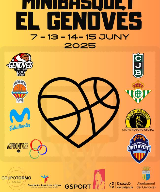 Cartel del torneo del Genovés (CB Genovés)