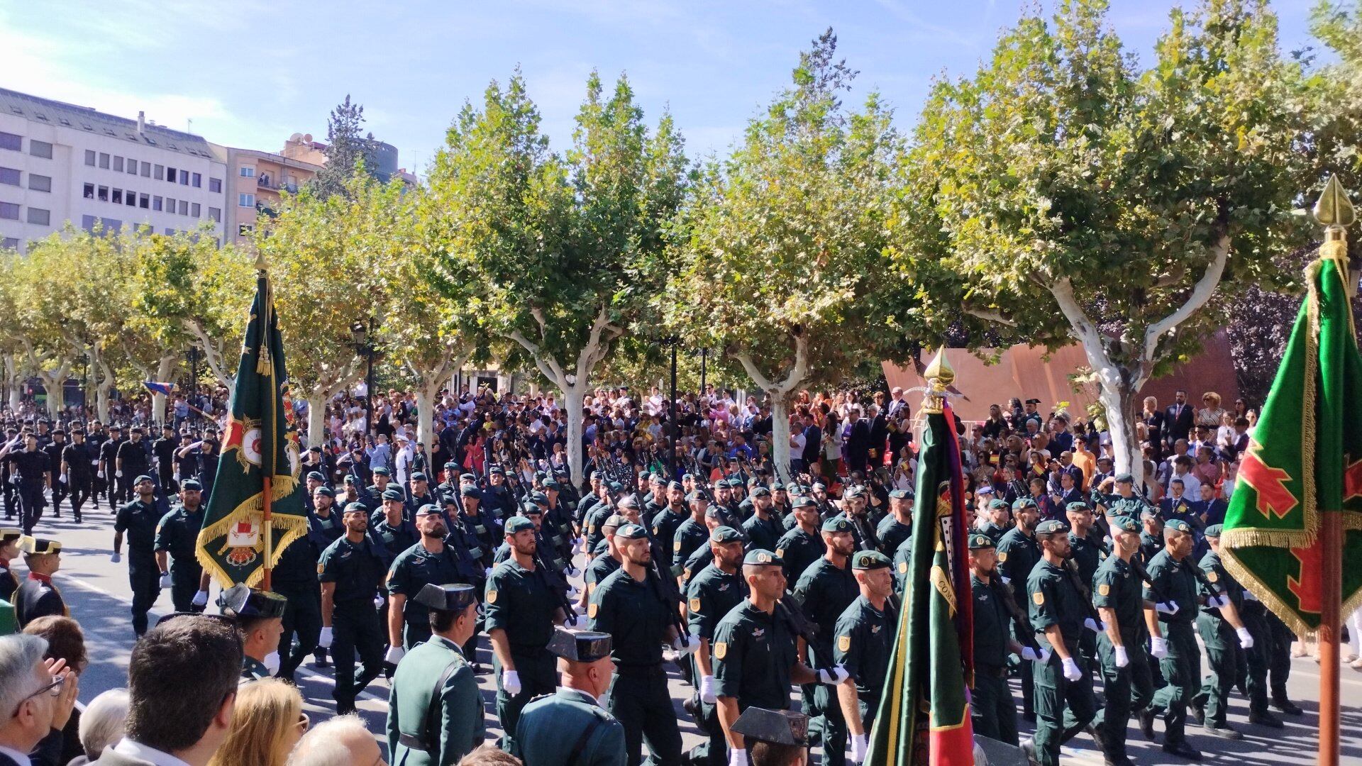 Desfile de la Guardia Civil en Logroño