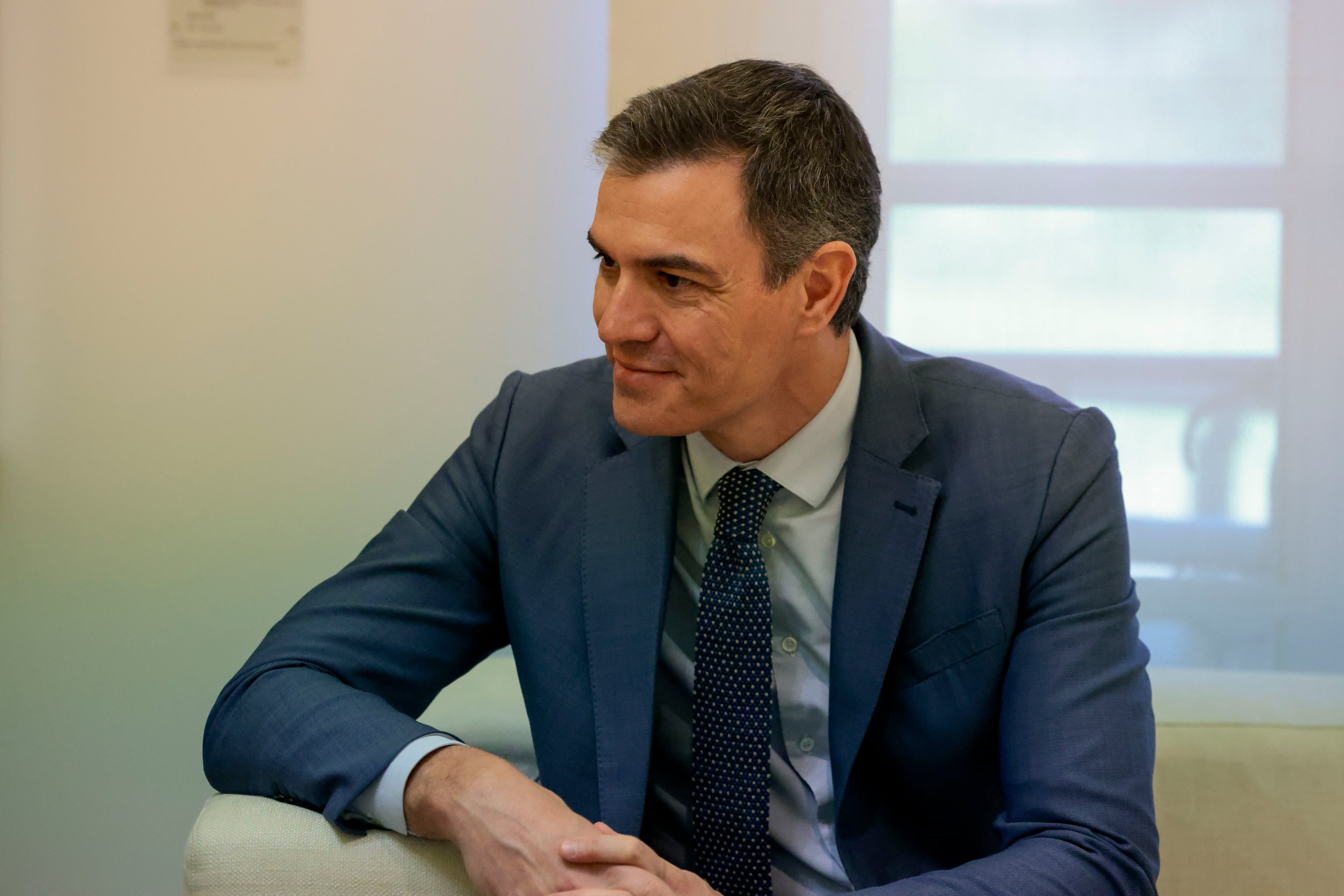 El presidente del Gobierno, Pedro Sánchez