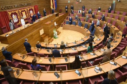 Vista general del acto institucional por el día de Les Corts Valencianes