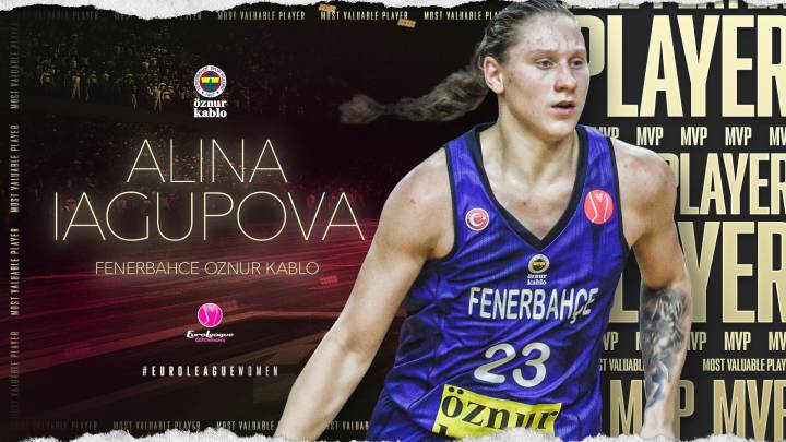 Iagupova, en su etapa en el Fenerbahce.