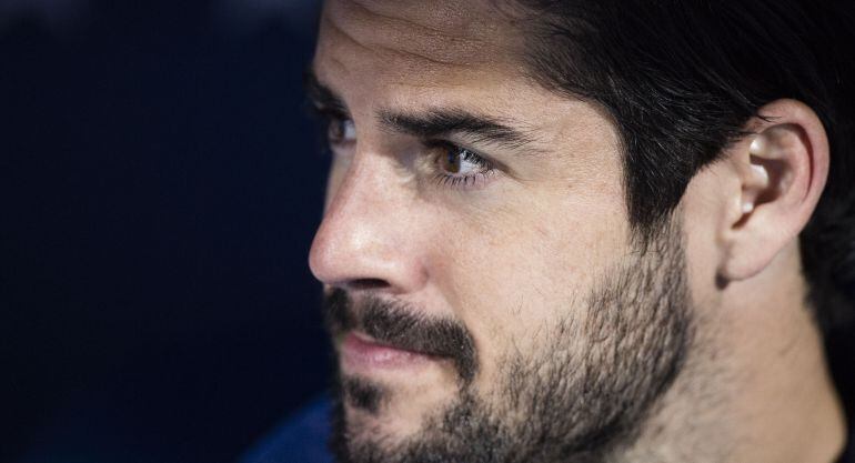 Isco, en el banquillo del Real Madrid durante un partido de la presente temporada