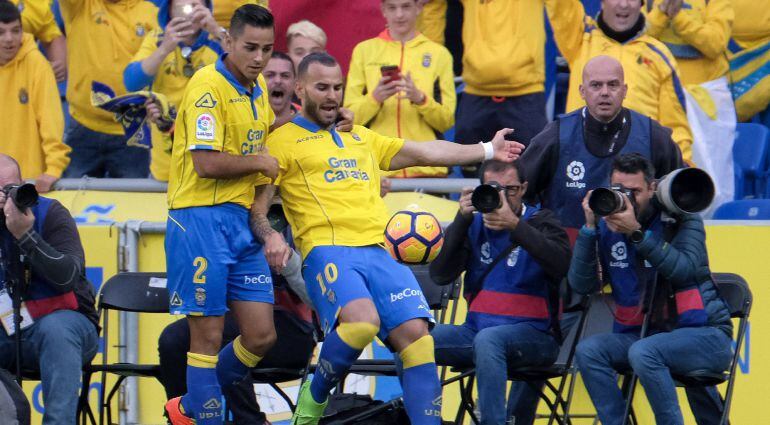 Jesé celebra un gol ante Osasuna