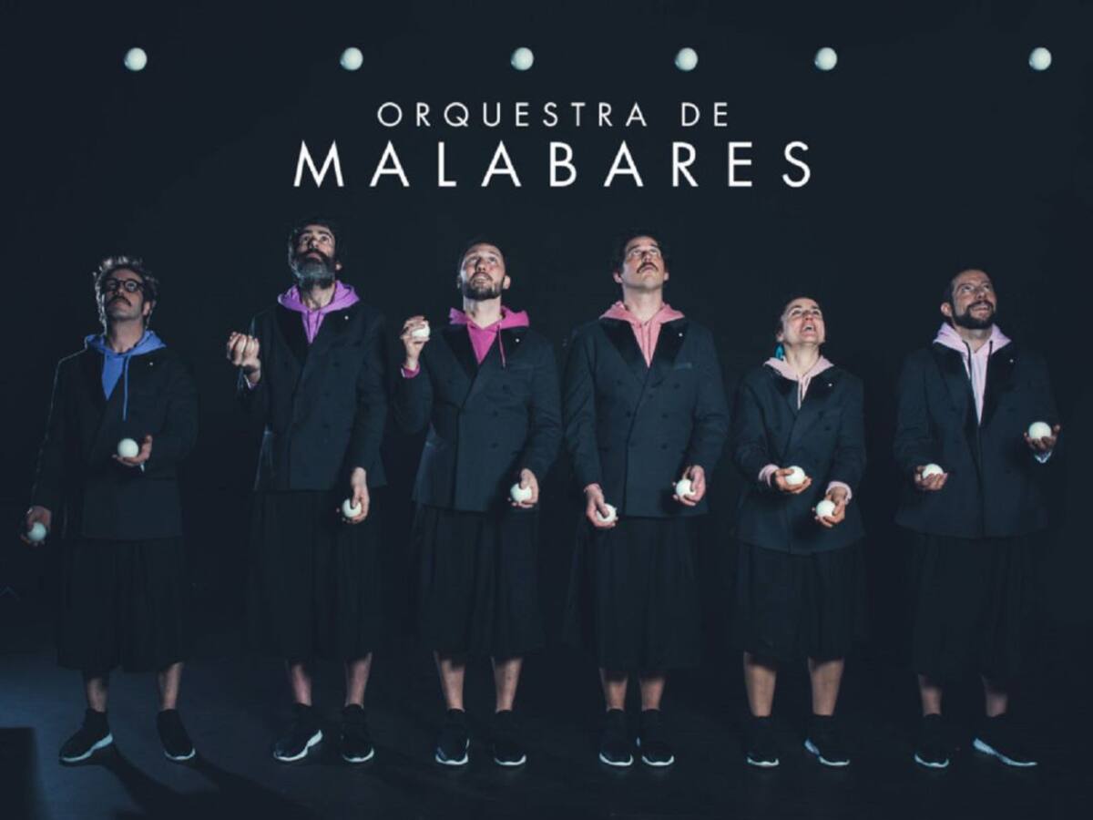 El circo y la música se suben al Teatro Principal con "Orquesta de Malabares"