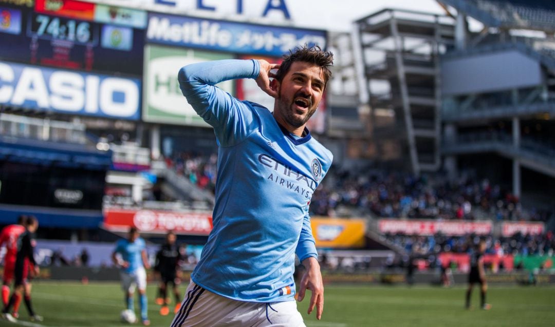 David Villa, con el New York City.