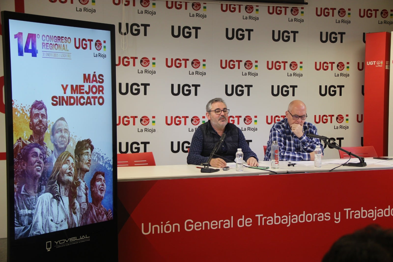 Jesús Izquierdo, secretario general de UGT La Rioja, se presentará a la reelección