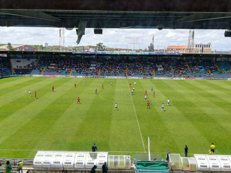 Estadio Helmántico, este domingo.