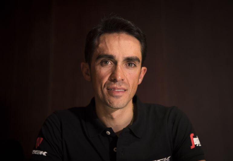 Primer plano de Alberto Contador