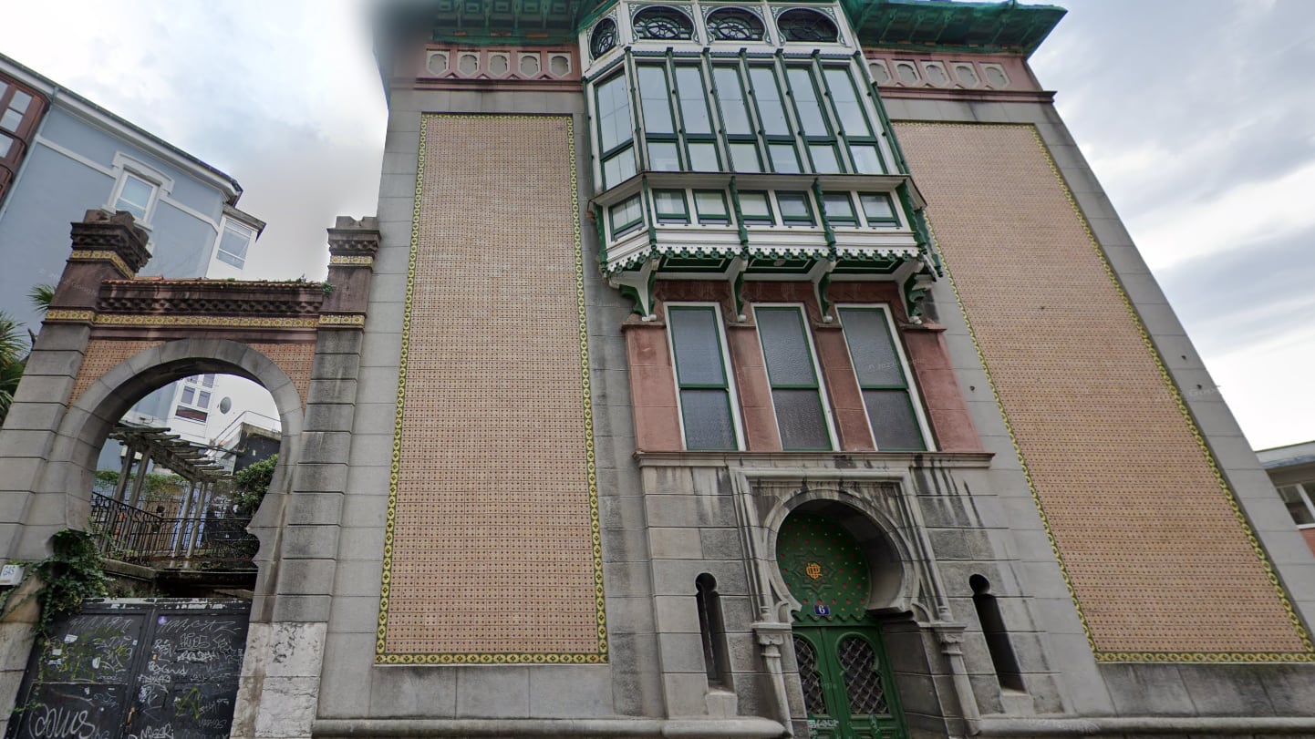 Palacio de Cortiguera, Santander. Google Maps