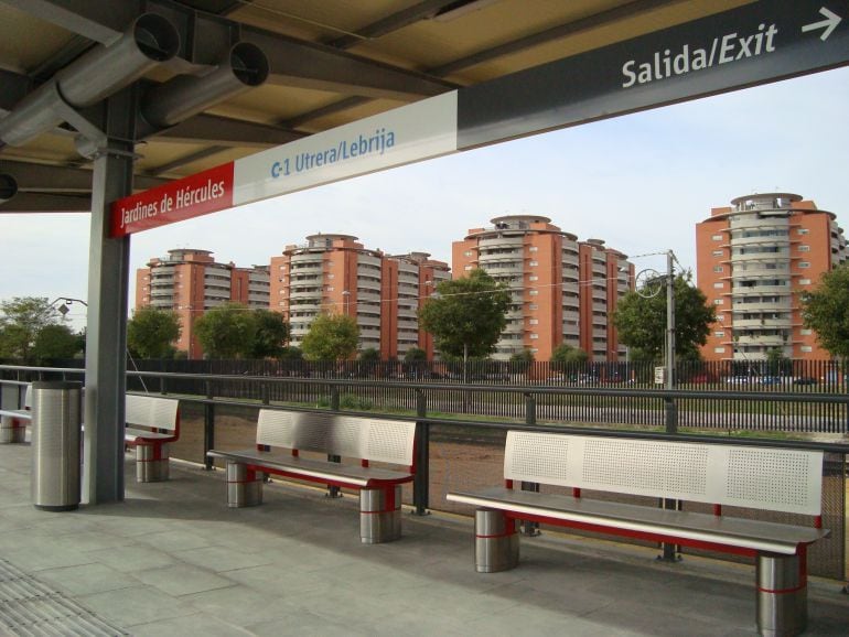 Imagen de archivo de la estación de Jardines de Hércules 