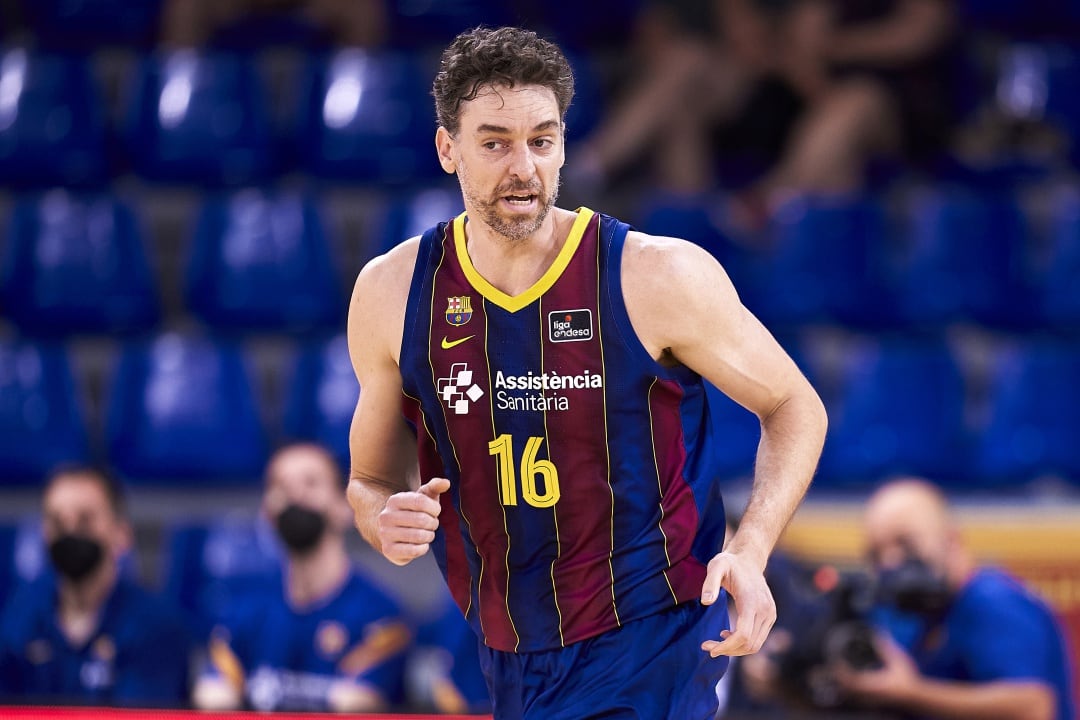 Pau Gasol en el F.C. Barcelona Basket