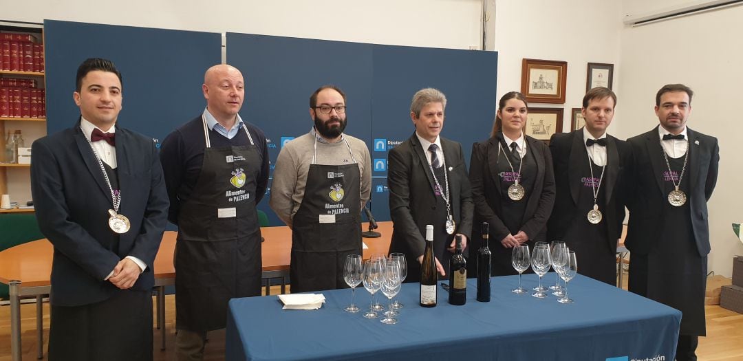 Cuatro sumilleres palentinos participan en el concurso regional para conocer al Mejor Sumiller de Castilla y León