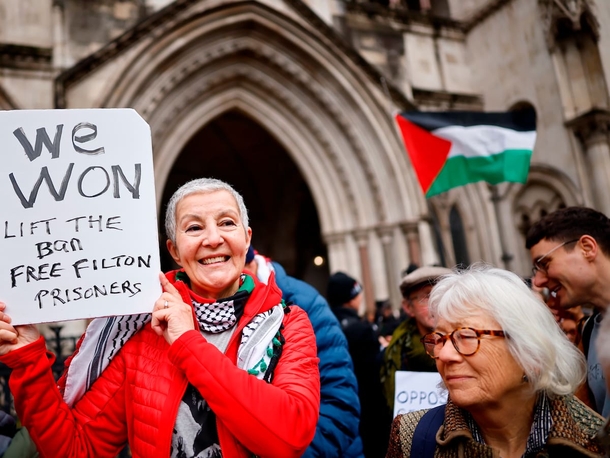 Un tribunal de Inglaterra revoca la decisión del Gobierno laborista de prohibir la organización Palestine Action por supuesto terrorismo