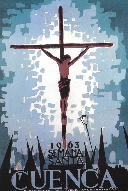 Cartel de Alfonso Cabañas para la Semana Santa de 1963.