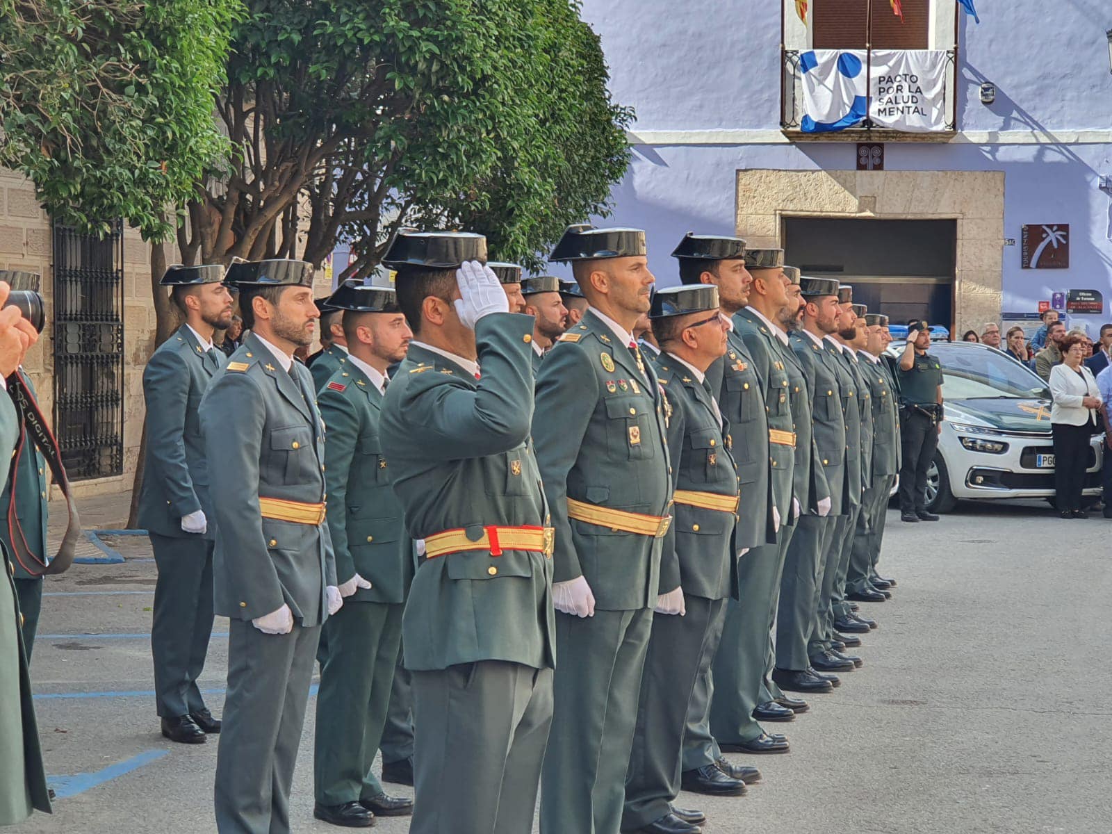 Momento del acto castrense