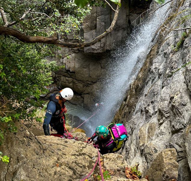 Curso de descenso de barrancos en Sobrarbe