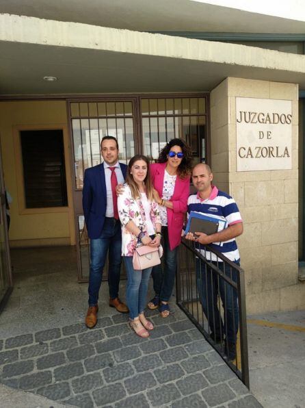 Ana Belen Mata Soria en la JEZ de Cazorla cuando se validó el voto nulo