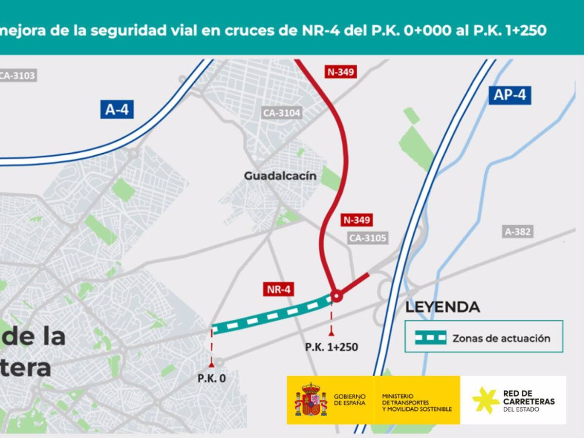 Adjudicadas por 1,5 millones las obras para adecuar al paso de bicis y peatones en el acceso norte a Jerez