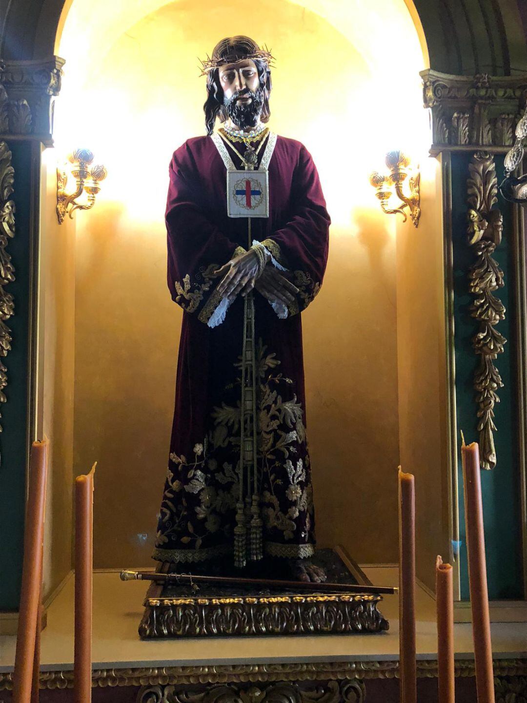 La imagen del Cristo de Medinaceli.