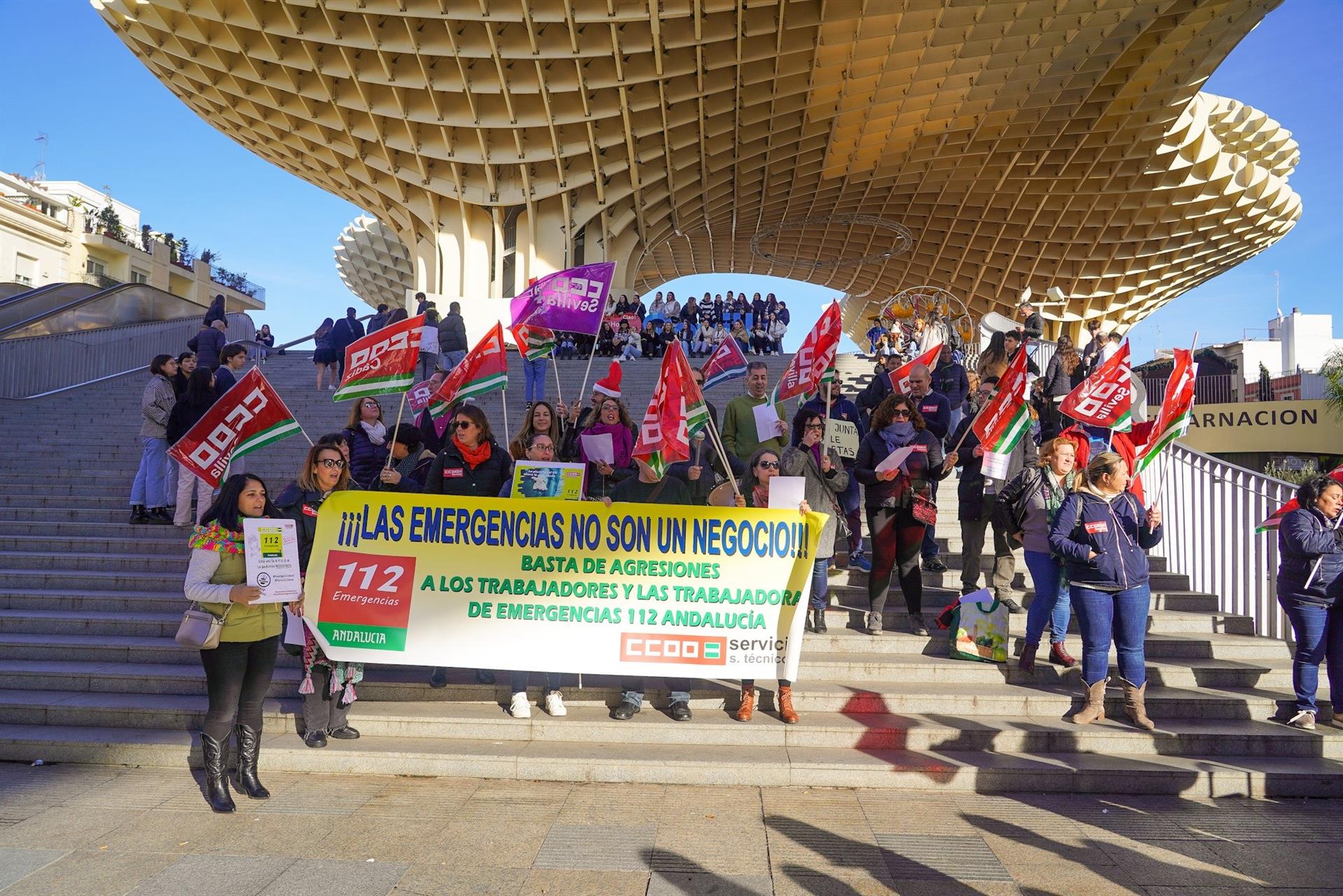 CCOO convoca huelga de la plantilla del 112 el día 26 y el 2 de enero ante la &quot;negativa&quot; a reconocer festivos de Navidad - CCOO