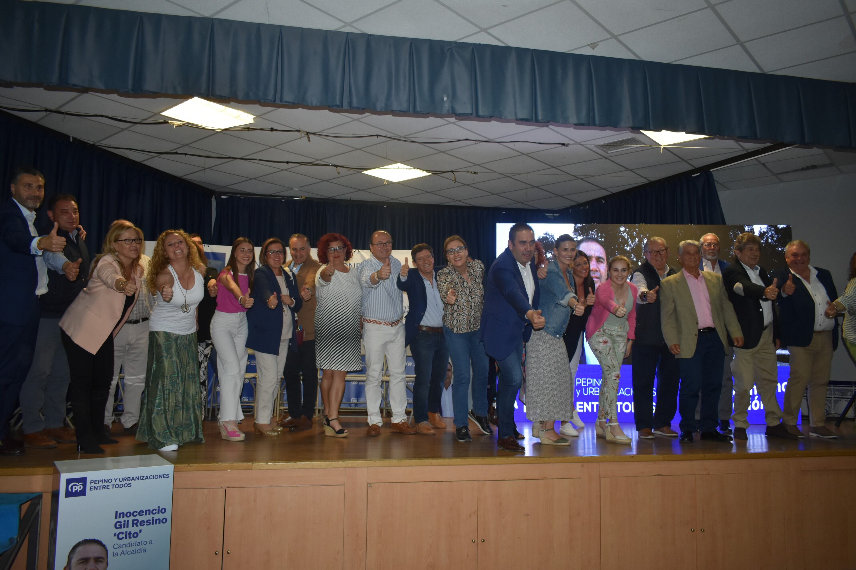 Presentación de la candidatura de Cito, alcalde de Pepino y cabeza de lista por el PP para los comicios del 28 de mayo.