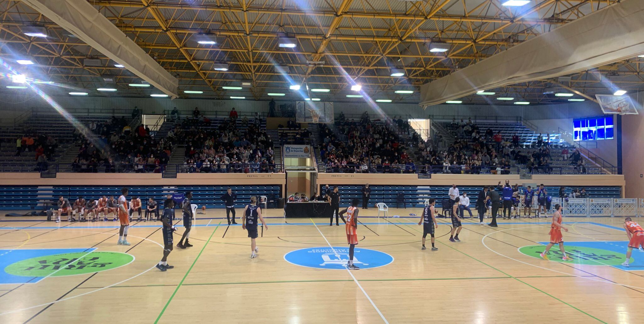 Un momento del partido