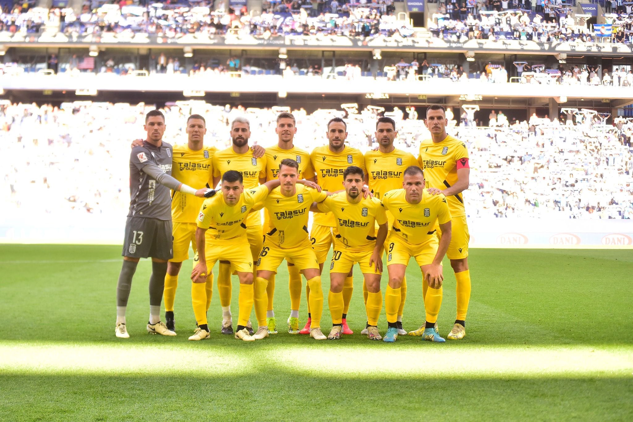 Once del FC Cartagena en la última jornada ante el Espanyol