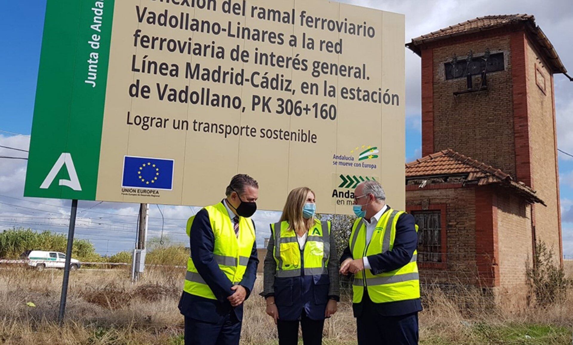 Inicio de las obras de conexión del ramal ferroviario Vadollano-Linares con la línea Madrid-Cádiz.