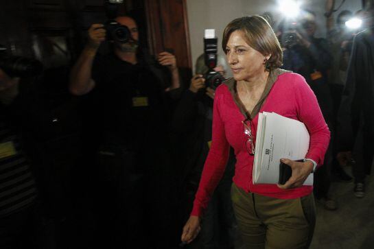 La presidenta del Parlament, Carme Forcadell.