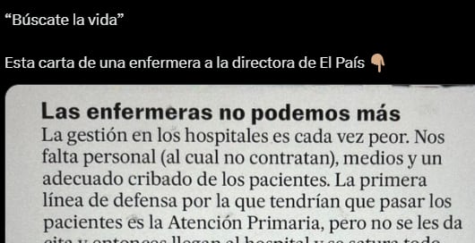 &quot;Nos responden con un búscate la vida&quot;: la carta de socorro de una enfermera que refleja el estado de la sanidad pública madrileña