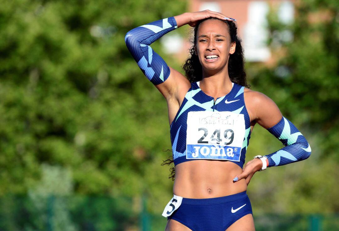 María Vicente, campeona de España de los 200