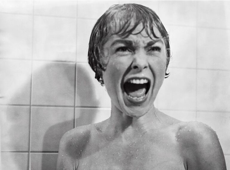 La actriz Janet Leigh en la mítica escena de &#039;Psicosis&#039;