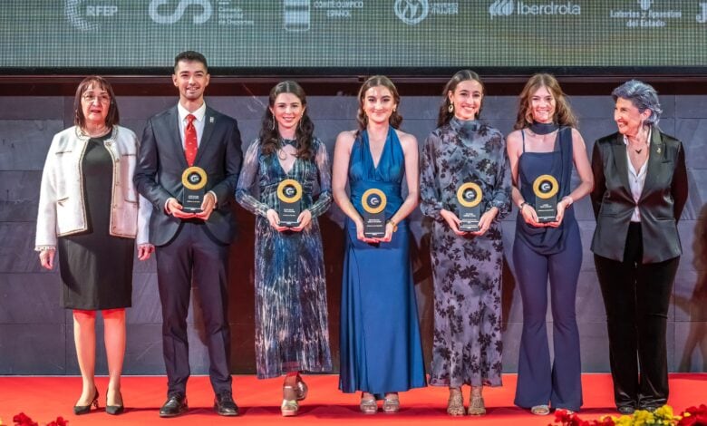 Entrega de premios en la décima gala de la Federación Española de Patinaje