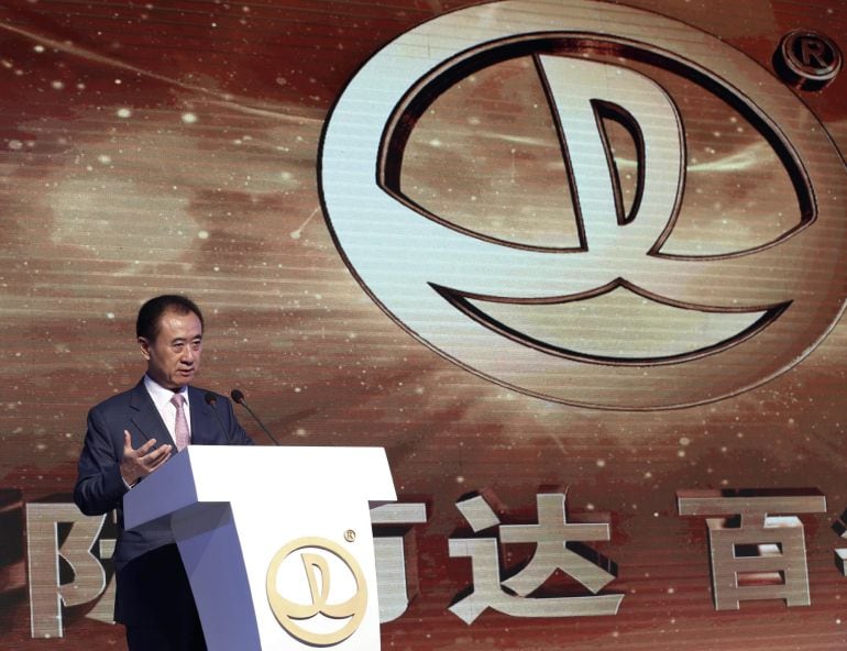 Wang Jianlin, presidente del Grupo Wanda de China, presenta la China Cup, competición aprobada por la FIFA