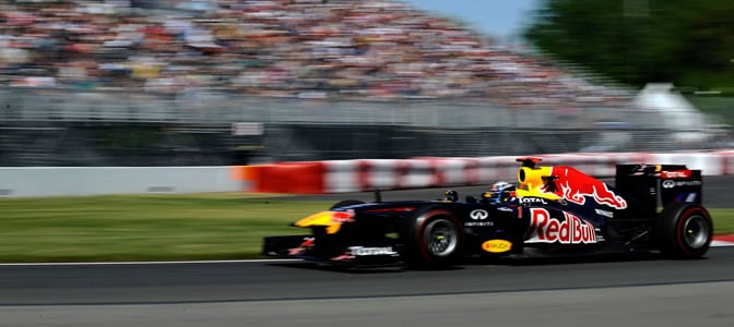 Vettel rueda en Canadá