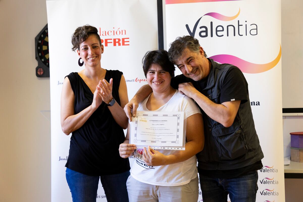 Momento de la entrega de los premios