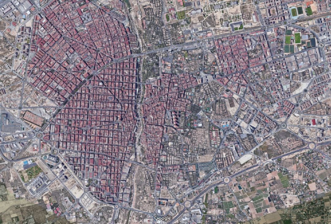 Mapa de Elche