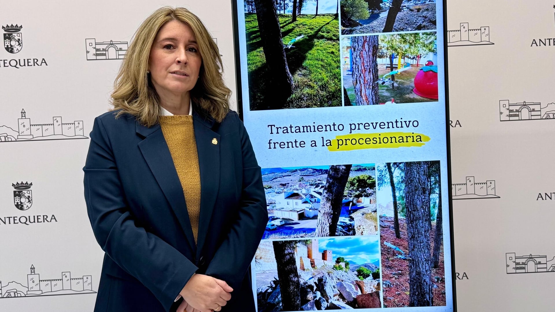 Teresa Molina, concejala de Parques y Jardines de Antequera