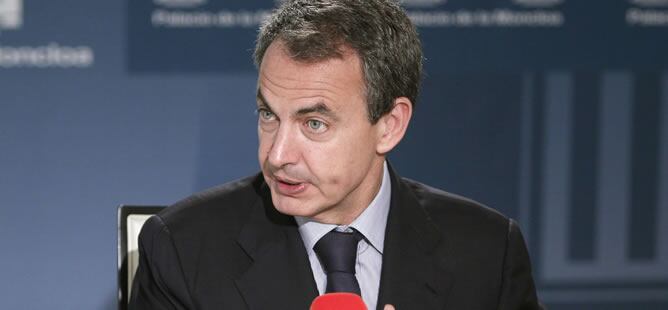 El presidente del Gobierno, José Luis Rodríguez Zapatero