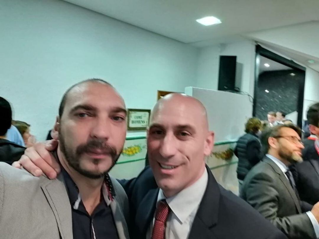 Álvaro Cámara y Luis Rubiales