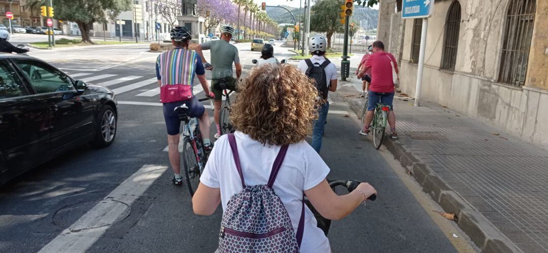 Málaga capital dispone de 45 kilómetros de carriles bici