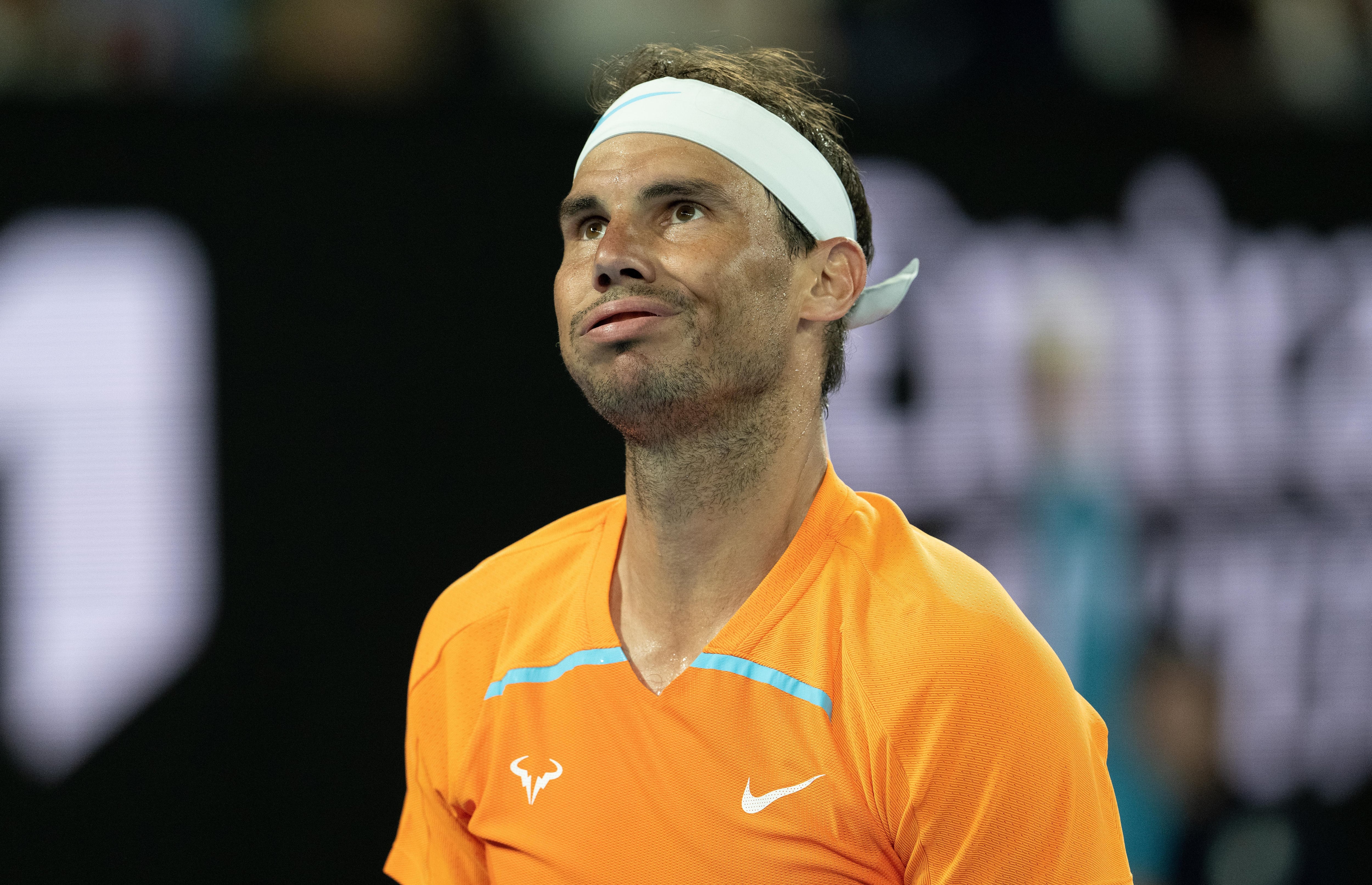 Rafael Nadal, durante su último partido en el Open de Australia