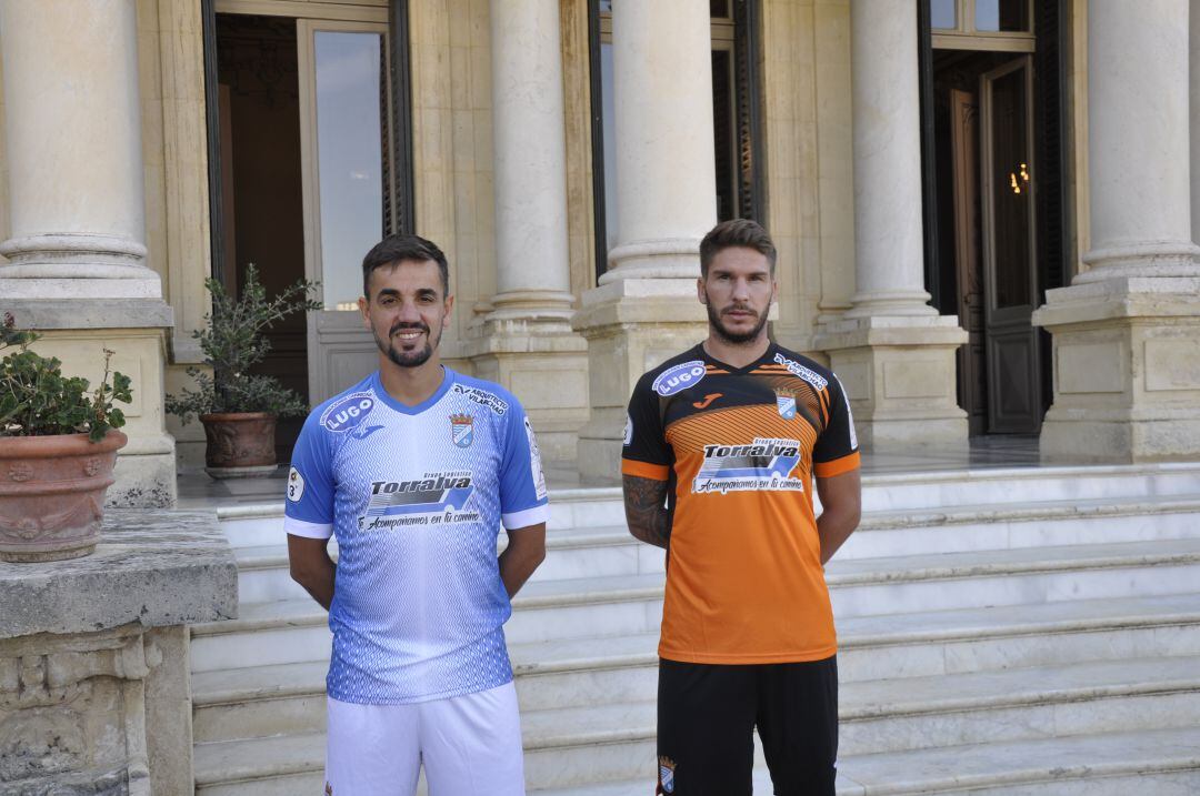 Lolo Garrido junto a Carlos Calvo en la Real Escuela Andaluza